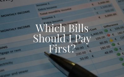 Which Bills Should I Pay First?